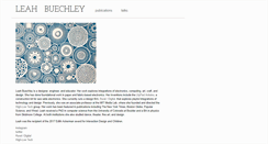 Desktop Screenshot of leahbuechley.com